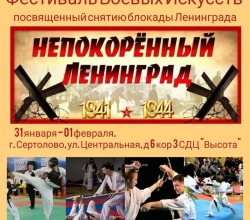 Участие членов сборной Федерации Айкидо и Айкидзюдзюцу Ëсейкан в спортивно-патриотическом фестивале боевых искусств "Непокорённый Ленинград".